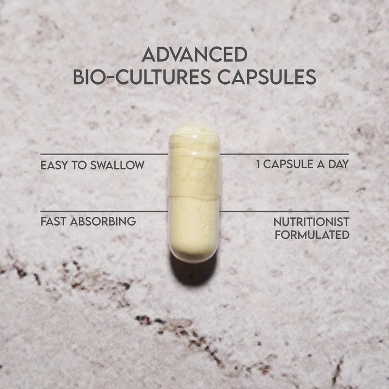 Super Strength 50 Billion CFU Advanced Pro Bio Cultures Complex with 16 Live Strains | Advanced Single Capsule Serving | Multi Strain Formula | Vegan Digestive Enzyme Supplement | UK Made - Free Soul - NewNest Australia