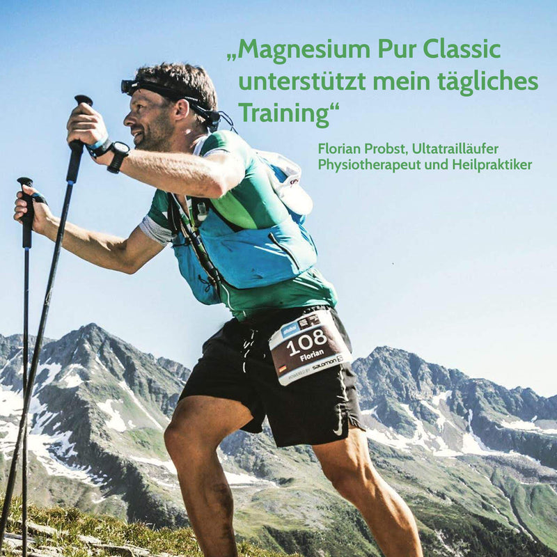 Magnesium-Pur Powder 500g refill bag pure magnesium citrate powder, highly bioavailable, vegan, without additives - NewNest Australia