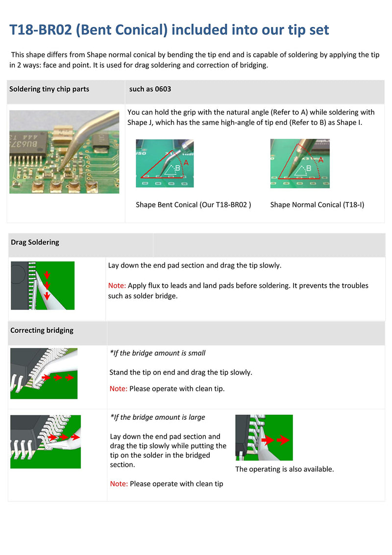 21 PCS Soldering Tips T18 Series Fit HAKKO FX-888 FX-888 FX-8801 FX-600 (FX888/FX888D FX8801 FX600) Lead Free Solder Iron Tip Bit (Brand"AiCE Tls") - NewNest Australia