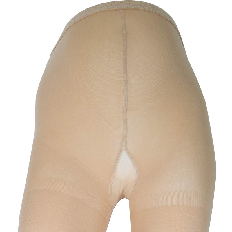 Truform 20-30 mmHg Compression Pantyhose, Plus Size Women's Support Tights Hosiery, Beige, Medium Medium (1 Pair) - NewNest Australia