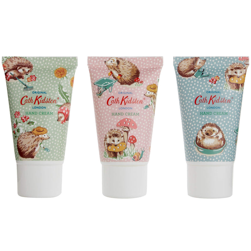 Cath Kidston Hedgehogs Hand Cream Trio Gift Box Travel Size, 3 x 30 ml Garderners Club - NewNest Australia