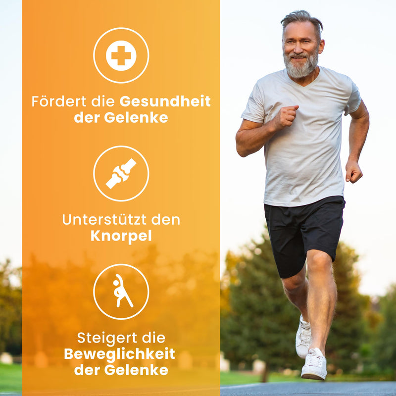 GLUCOSAMINE CHONDROITIN HIGH DOSE Vitastrong - MSM OptiMSM®, COLLinstant® collagen and hyaluronic acid, boswellia, zinc, selenium and manganese - effective formula - PREMIUM QUALITY - NewNest Australia
