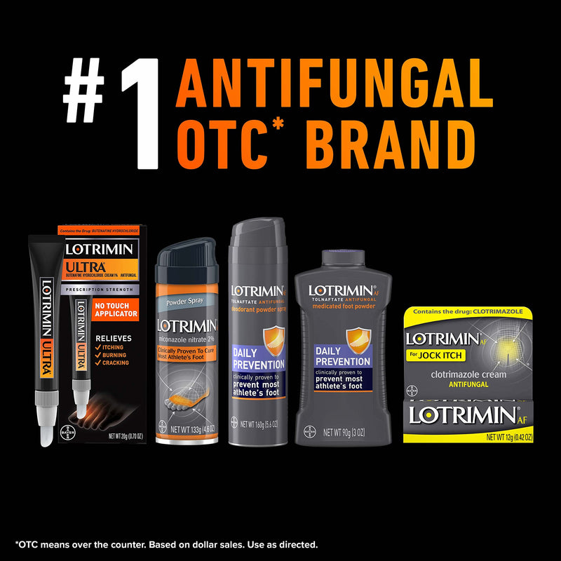 Lotrimin Ultra with New No Touch Applicator, a 1 Week Athlete's Foot Treatment Cream. Prescription Strength Butenafine Hydrochloride 1%, Cures Most Athlete’s Foot Between Toes, 0.7 Ounce (20 Grams) - NewNest Australia