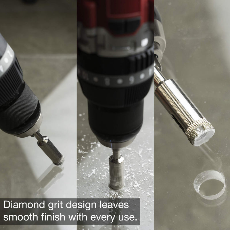 Neiko 00823A Diamond Grit Hole Saw Drill Bit Set, 5 Piece | 5/32” – ½” 5-pc small set - NewNest Australia
