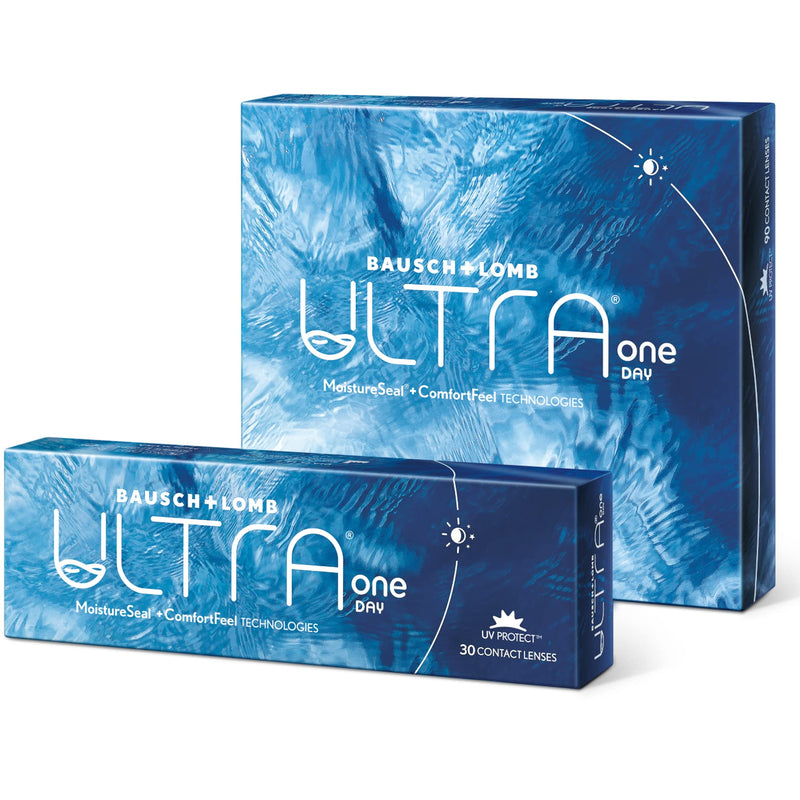 Bausch + Lomb Ultra One Day, Spherical Daily Lenses, Premium Soft Contact Lenses, 30 Pieces, / Bc 8.6 Mm / Dia 14.2 / +0.75 Diopters 0.75 Diopters 8.6 Millimeters 14.2 Millimeters - NewNest Australia