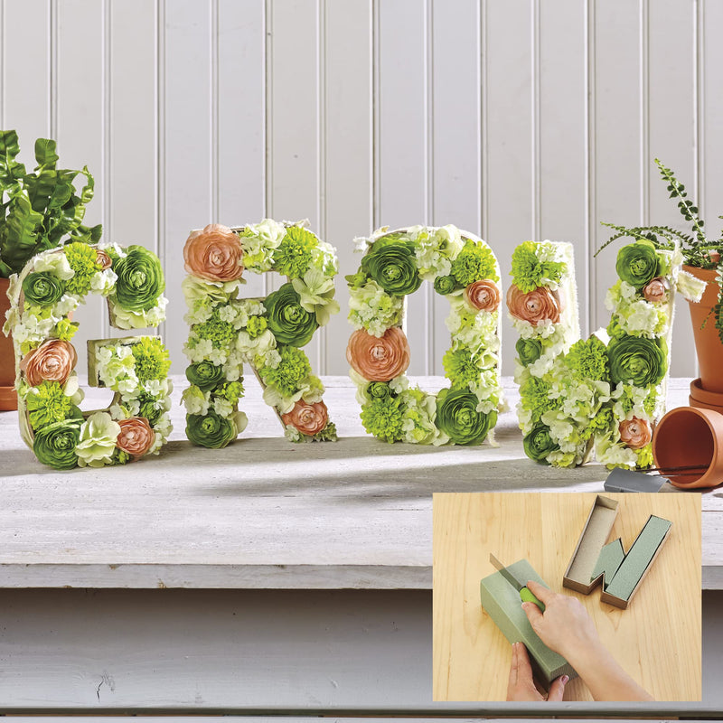 FloraCraft Floral Dry Foam 6 Piece Brick 2.6 Inch x 3.5 Inch x 7.8 Inch Green 2-5/8 x 3-1/2 x 7-7/8" - NewNest Australia