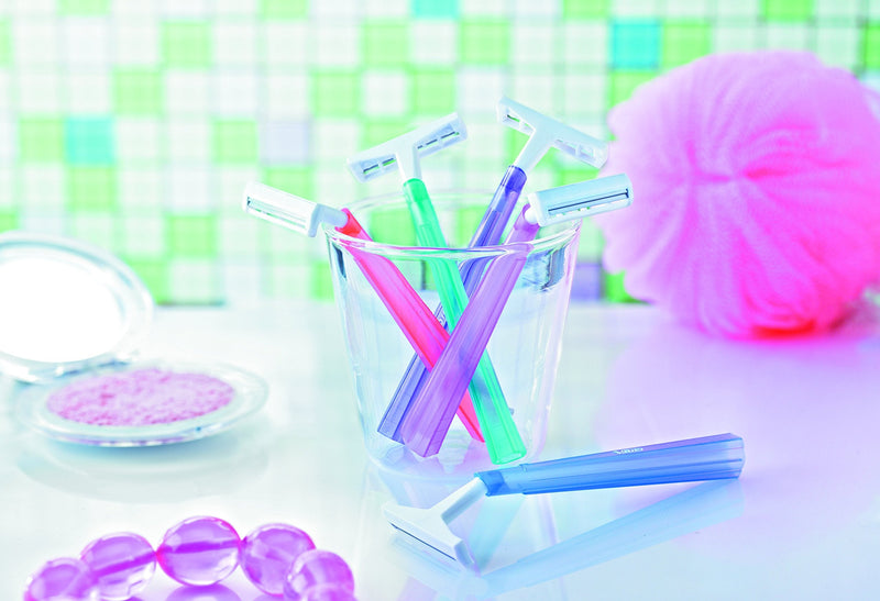 Bic Twin Lady Sensitive Razors, 5 packs of 5 (25 pieces in total) Disposable Razors - with two blades for a close and precise shave - NewNest Australia