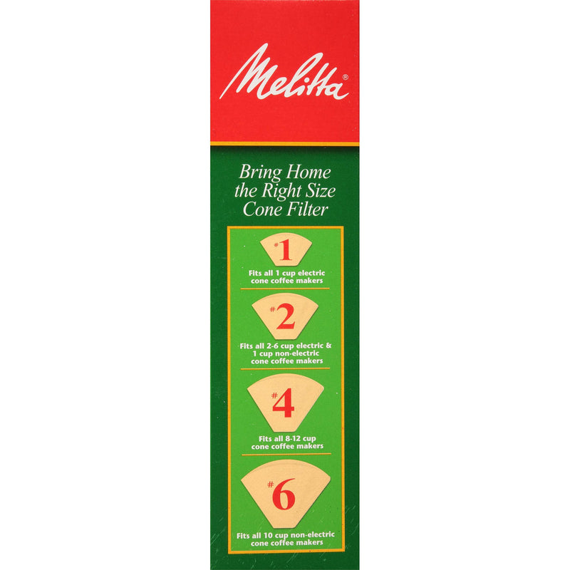 Melitta Super Premium No. 4 Coffee Paper Filter, No. 4 Cone Natural Brown - NewNest Australia