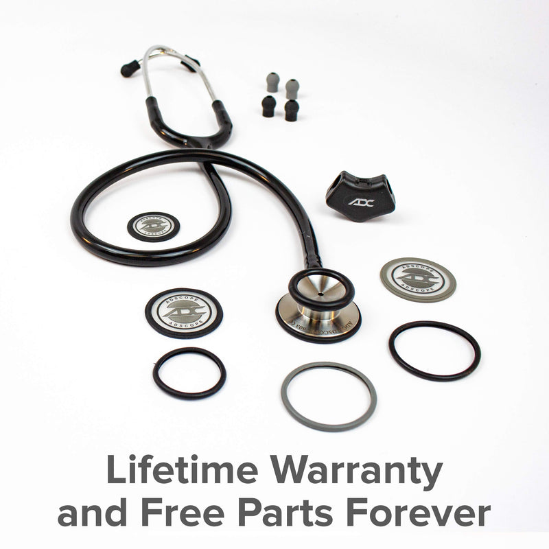 ADC 603FV Adscope 603 Premium Stainless Steel Clinician Stethoscope with Tunable AFD Technology, Lifetime Warranty, Lifetime Warranty, Amethyst - NewNest Australia