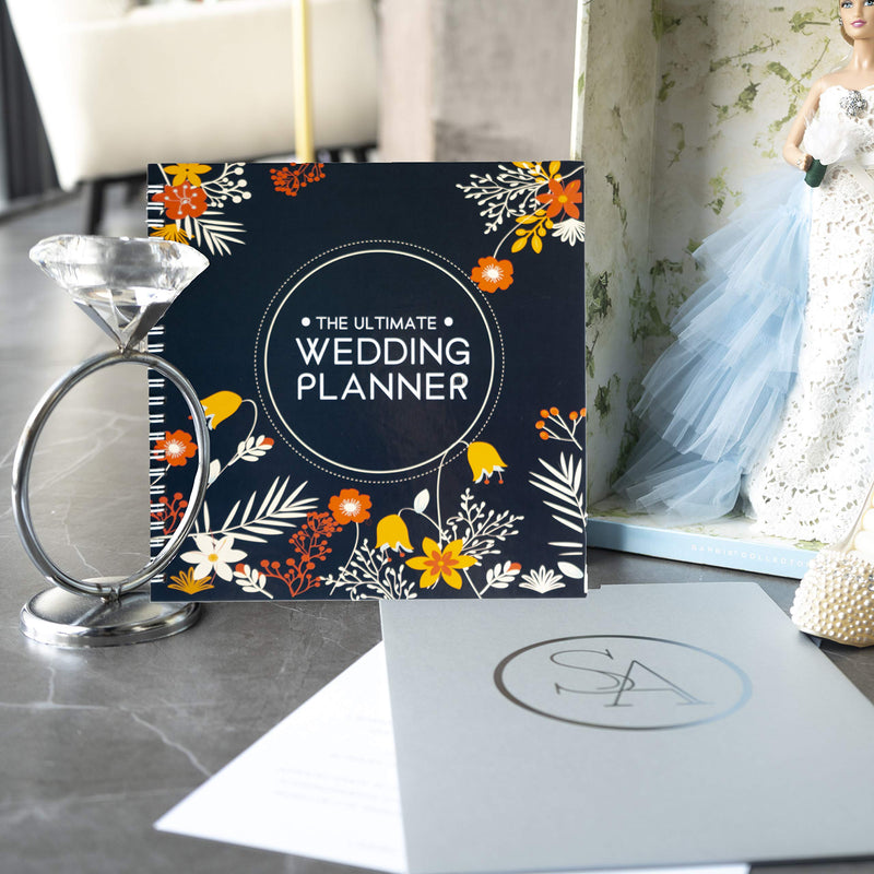 The Wedding Planner | A Complete 80 Pages Hardcover Organizer that Includes Checklists, Party Planner, Budget Organizer, Honeymoon and More | Wedding Planner Book and Organizer for The Bride | Wedding Gifts for Bride and Groom - NewNest Australia