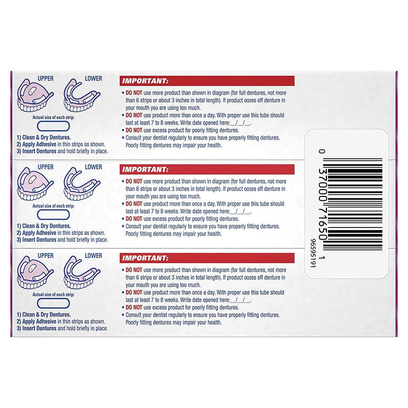Fixodent Complete Original Denture Adhesive Cream, 2.4 oz, 3 Pack (Packaging May Vary) - NewNest Australia