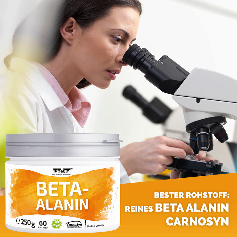 Carnosyn Beta Alanine Powder Muscle Growth Of Tnt | For Sport Fitness And Bodybuilding | Premium Quality From Germany ‚ Beta Alanine 250G Tub High Quality & Taste - NewNest Australia