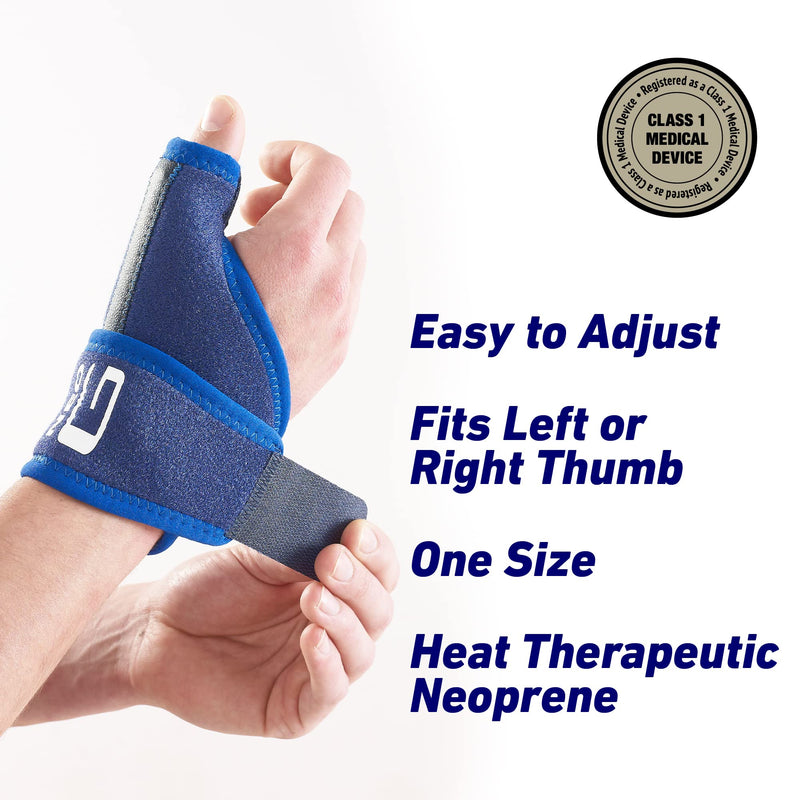 Neo-G Thumb Support for Arthritis, Weak Thumbs, Injury, Tendonitis, Strains, Carpal Tunnel Syndrome – Thumb Immobiliser - Trigger Thumb Splint Right Hand or Left – Thumb Brace Adjustable Compression - NewNest Australia