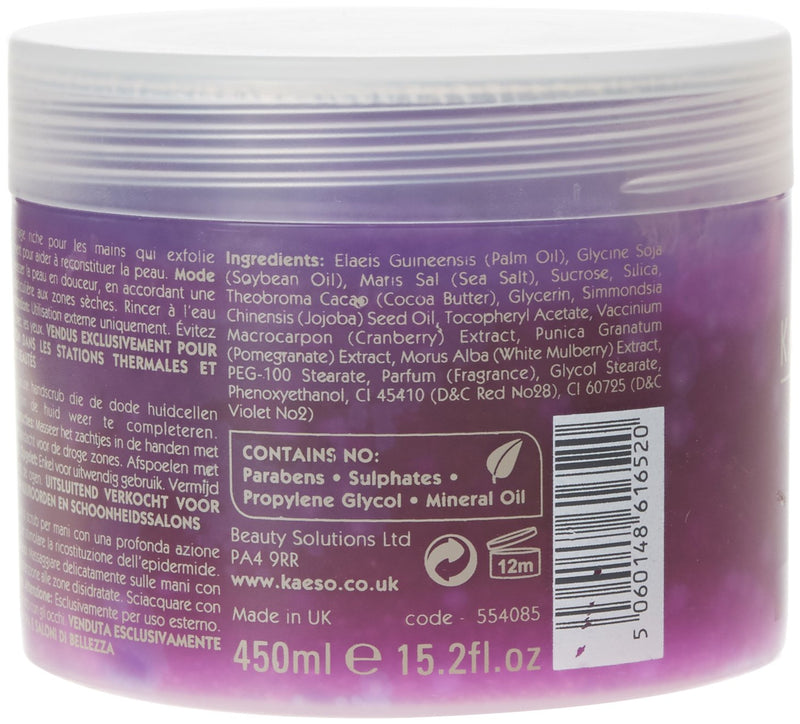 Kaeso Mulberry and Pomegranate Sorbet Hand Scrub 450 ml - NewNest Australia