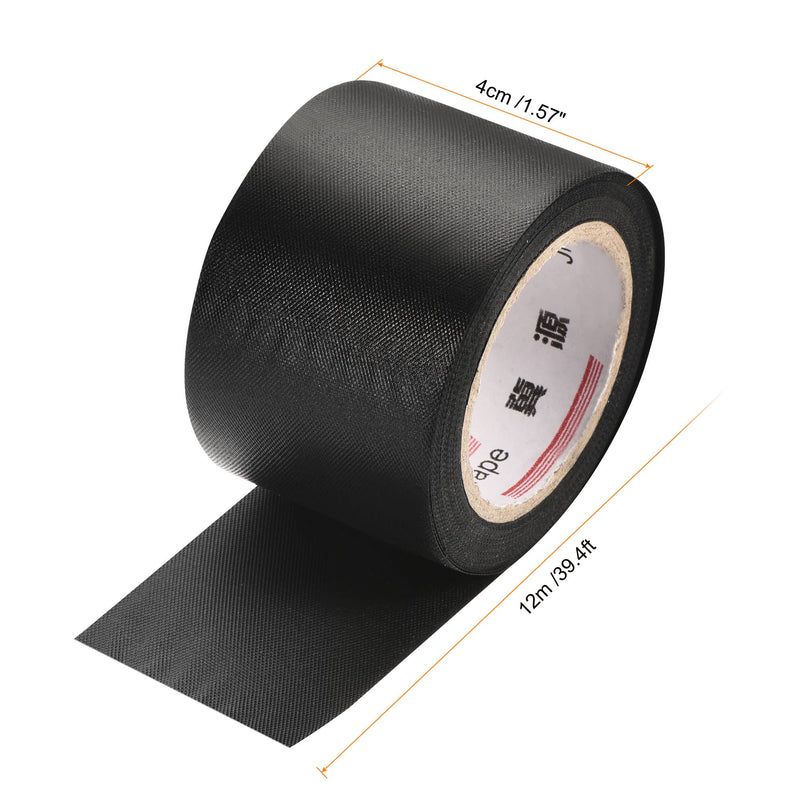 MECCANIXITY Pipe Wrap Tapes Non-Adhesive 4cmx12m Protective Waterproof Tube Protector for Air Conditioner HVAC Pipes, PVC Black Pack of 6 - NewNest Australia