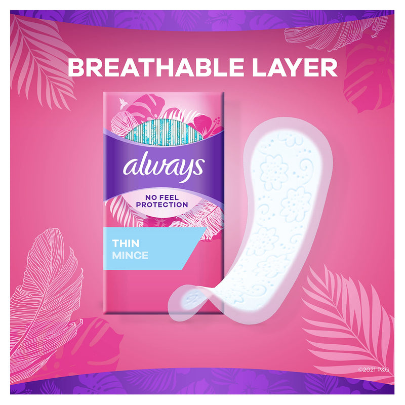 Always Thin Daily Wrapped Liners, Unscented, 162 count - NewNest Australia