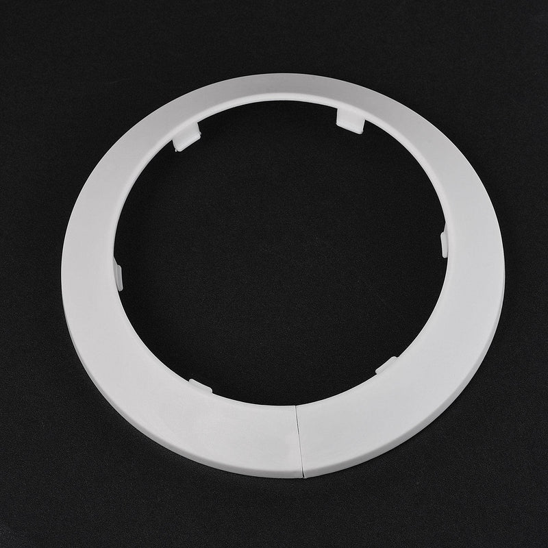 uxcell Pipe Cover Decoration, 110mm PP Plastic Radiator Escutcheon Water Pipe Drain Line Cover White 2pcs - NewNest Australia