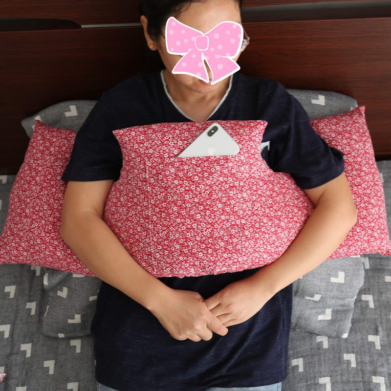 Mastectomy Pillow for Breast Cancer Surgery Lumpectomy Reconstruction Chest Healing Protector Post-Surgery Recovery Support Patient Care (Tiny Flower) Tiny Flower - NewNest Australia