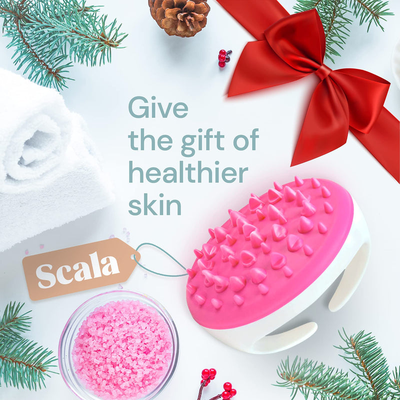 Scala Silicone Anti Cellulite Massager, Body Shower Scrubber, Cellulite Remover - Improve Circulation, Distribute Fat Deposits, Body Massager Cellulite Brush - NewNest Australia