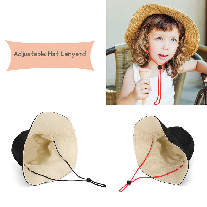 MIAODAM Face Mask Lanyard for Kids, Mask Holder Mask Lanyard with Clips, Ear Saver for Kids (5pcs Black) 5 B-lan-black - NewNest Australia