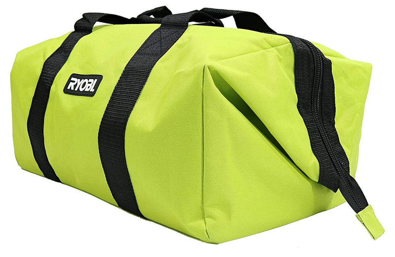 Green Wide Mouth Collapsible Genuine OEM Contractor’s Bag w/Full Top Single Zipper Action and Cross X Stitching Limited Edition - NewNest Australia