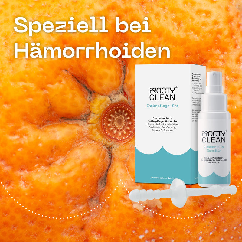 Proctyclean Intimate Care Set For Buttocks: Patented! Instead Of Hemorrhoid Ointment, Ointment For Fissure, Moist Toilet Paper. Rapid Relief From Itching, Inflammation, Etc. Intimate Care For Women, Men - NewNest Australia