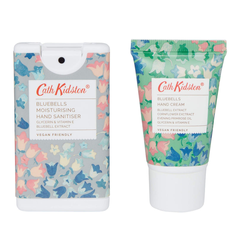 Cath Kidston Beauty Bluebells Cosmetic Pouch, 30Ml Hand Cream & 15Ml Moisturising Antibacterial Hand Spray - NewNest Australia