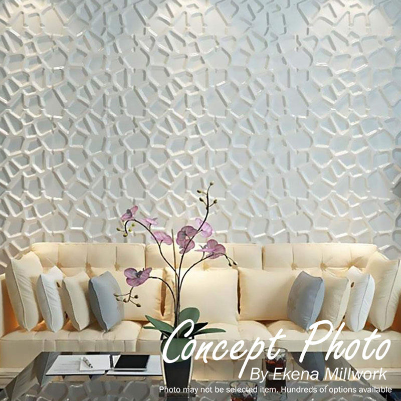 Ekena Millwork WP12X12COWH Cole EnduraWall Decorative 3D Wall Panel, 11 7/8"W x 11 7/8"H, White Single - NewNest Australia