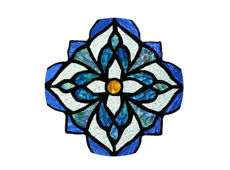 Karhuimoyi Stained Glass Window Hangings, Tiffany Style Window Panel ...