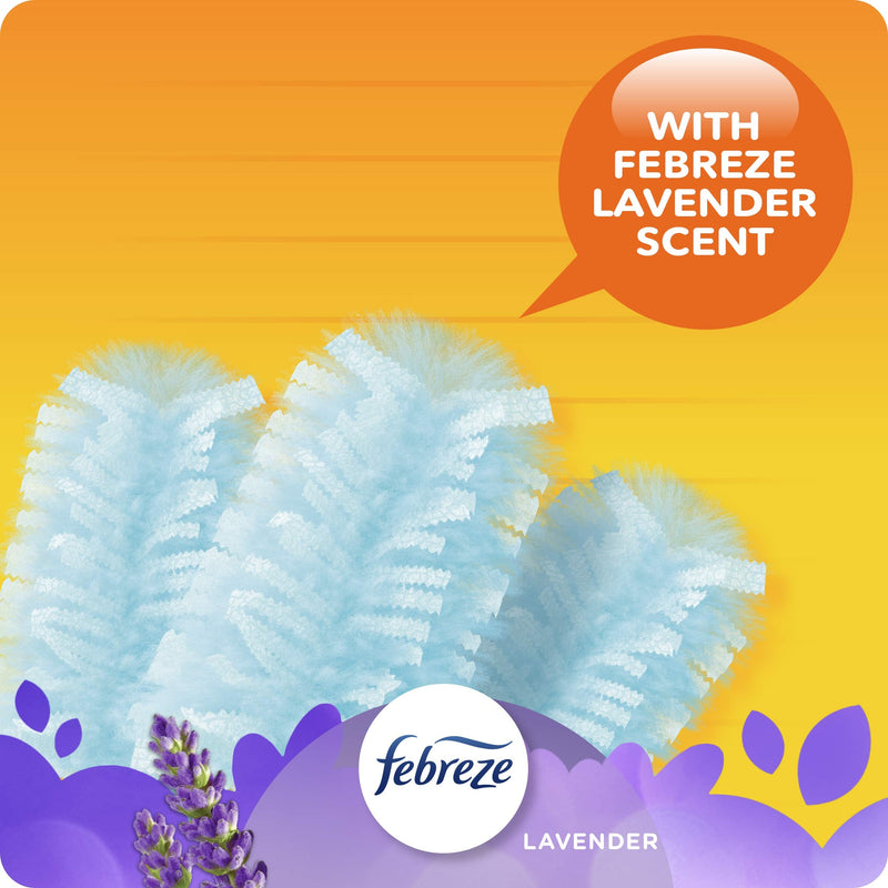 Swiffer Dusters, Ceiling Fan Duster, Multi Surface Refills with Febreze Lavender, 18 Count - NewNest Australia