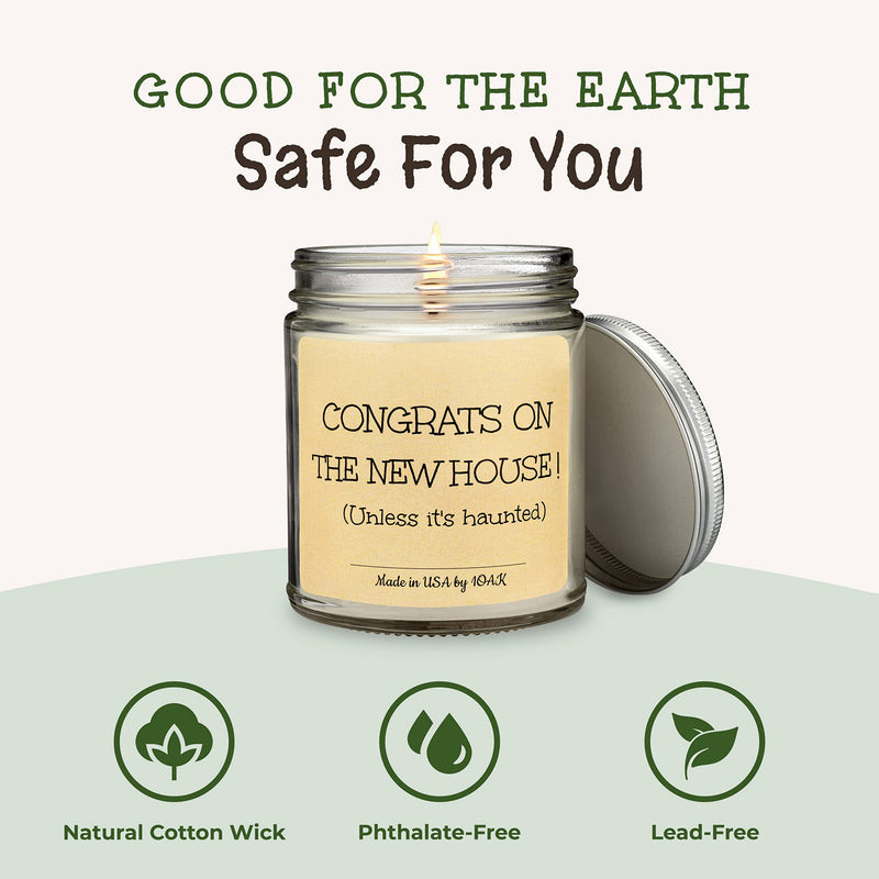 1OAK Vanilla Scented Candles - New Home Candle Gift - House Warming Gifts New Home Women - Funny Housewarming Gifts for New House - New Home Gift Ideas - New Home Gifts for Home - First Home Gifts - NewNest Australia