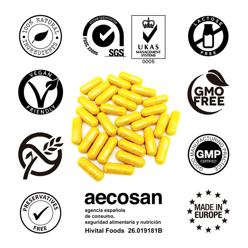 Coenzyme Q10 200 mg. 120 vegan capsules for 4 months. 100% natural CoQ10 Ubiquinone obtained through fermentation. Natural antioxidant to increase energy - NewNest Australia