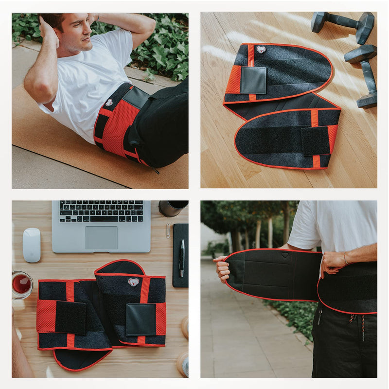 Koalaa Lumbar - Back Support Belt | Stabilization Of The Spine | Herniated Disc Belt, Back Pain, Lumbar Support, Spine Support | Sciatica Pain, Sacacral Belt | (S-Xl) - NewNest Australia