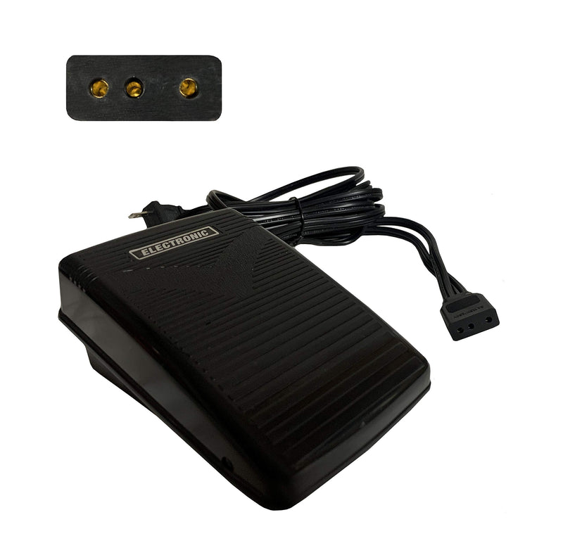 HimaPro Foot Control Pedal and Power Cord for Domestic and Imported Sewing Machines - Variable Speed Control (Kenmore 3 Pin 032270116) Kenmore 3 Pin 032270116 - NewNest Australia