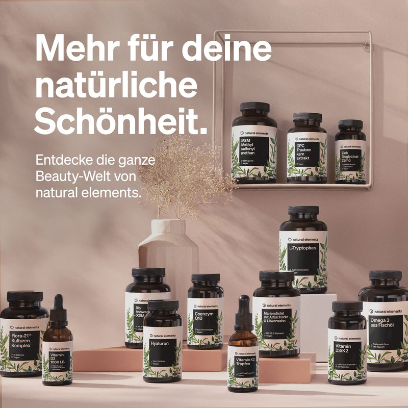 Hair Vitamins - 180 Capsules - Premium: High Dose with Keratin, Biotin, Selenium, Zinc, Millet Extract, Bioactive B Vitamins and More - Laboratory Tested - NewNest Australia