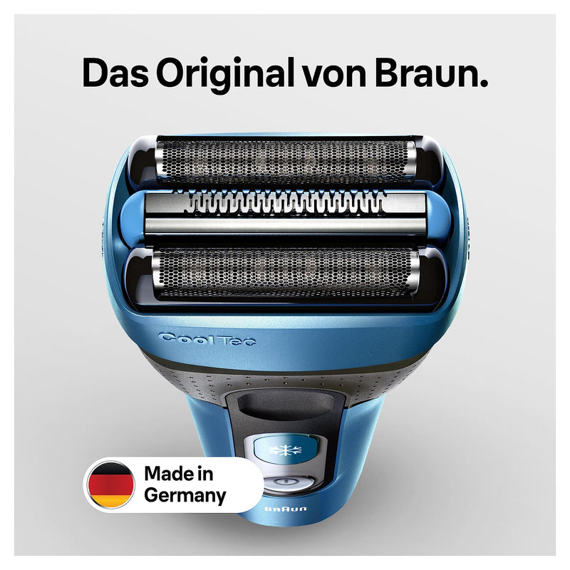 Braun electric shaver shaving head, replacement shaving part compatible with men's razor CoolTec, 40B, blue/black - NewNest Australia