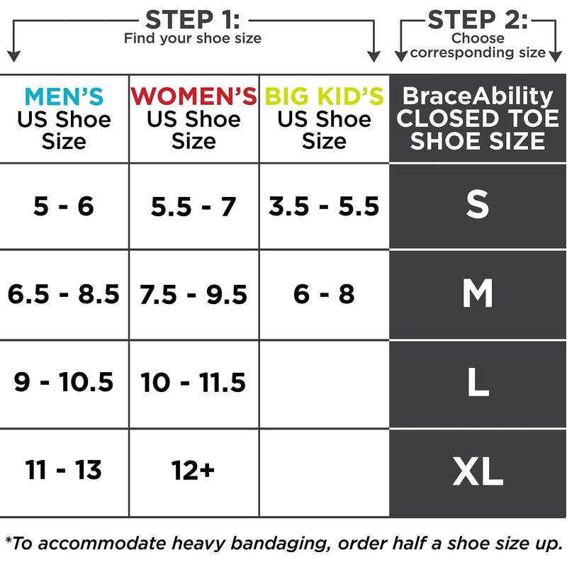 BraceAbility Closed Toe Medical Walking Shoe - Lightweight Surgical Foot Protection Cast Boot with Adjustable Straps, Orthopedic Fracture Support, and Post Bunion or Hammertoe Surgery Brace (S) Small (Pack of 1) - NewNest Australia