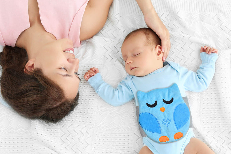 Baby Colic, Gas and Upset Stomach Relief – Belly Hugger – A Soothing Warmth Combined with Gentle Compression (Blue) Blue - NewNest Australia