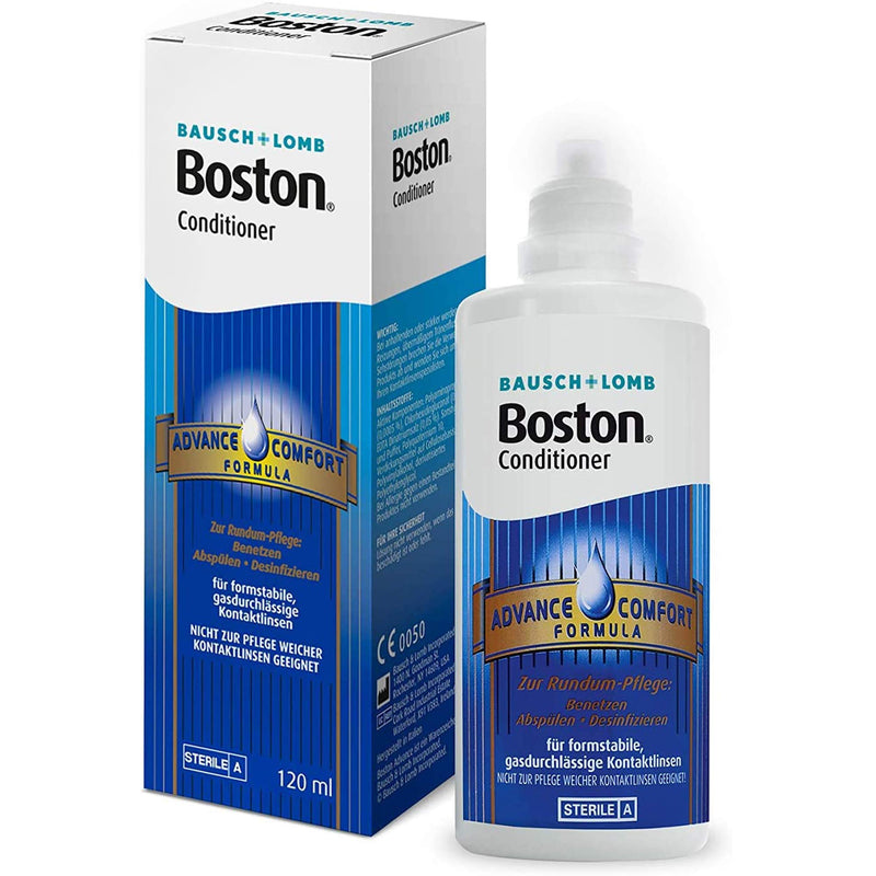 Bausch and Lomb Boston Conditioner, Contact Lens Storage Solution for Hard Contact Lenses, Single Bottle, 120ml (Pack of 1) 120ml (Pack of 1) Single - NewNest Australia
