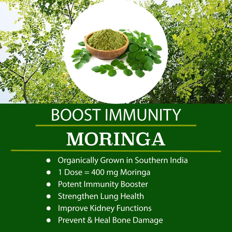 Organic Vegan Super Greens Capsules with Ashwagandha - Immune Support with All Natural Whole Food Nutrients Chlorella, Moringa, Spirulina, Turmeric, Kale. Improve Digestion, Boost Energy - Detox Pills - NewNest Australia