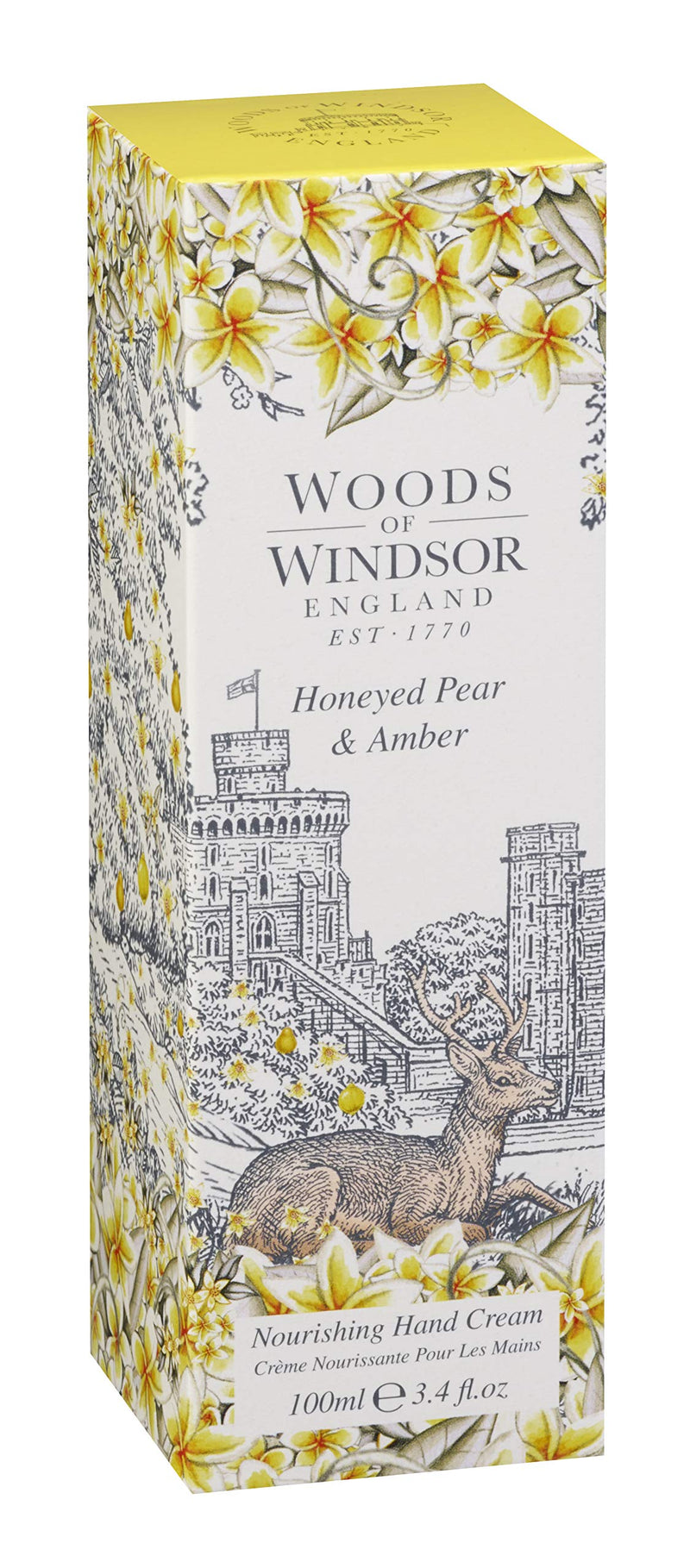 Woods of Windsor Honeyed Pear & Amber Nourishing Hand Cream for her, Ivory - NewNest Australia