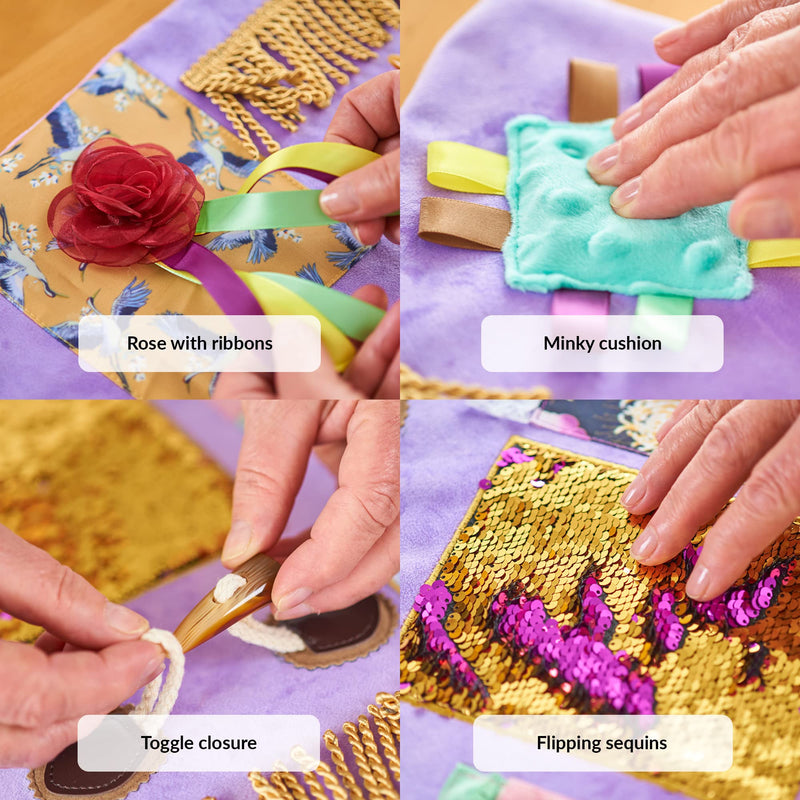 Fidget Blanket for Dementia | Calming & Comforting Dementia Activities for Seniors | Dementia Products for Elderly | Sensory Blanket | Helps with Alzheimer’s, Dementia, Asperger’s, Autism, Anxiety - NewNest Australia