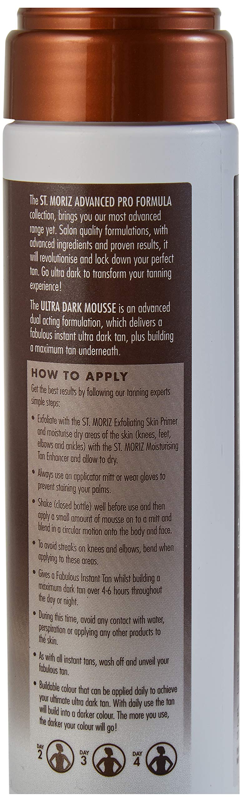 St. Moriz Professional Self Tanning Mousse, 200ml, Ultra Dark - NewNest Australia