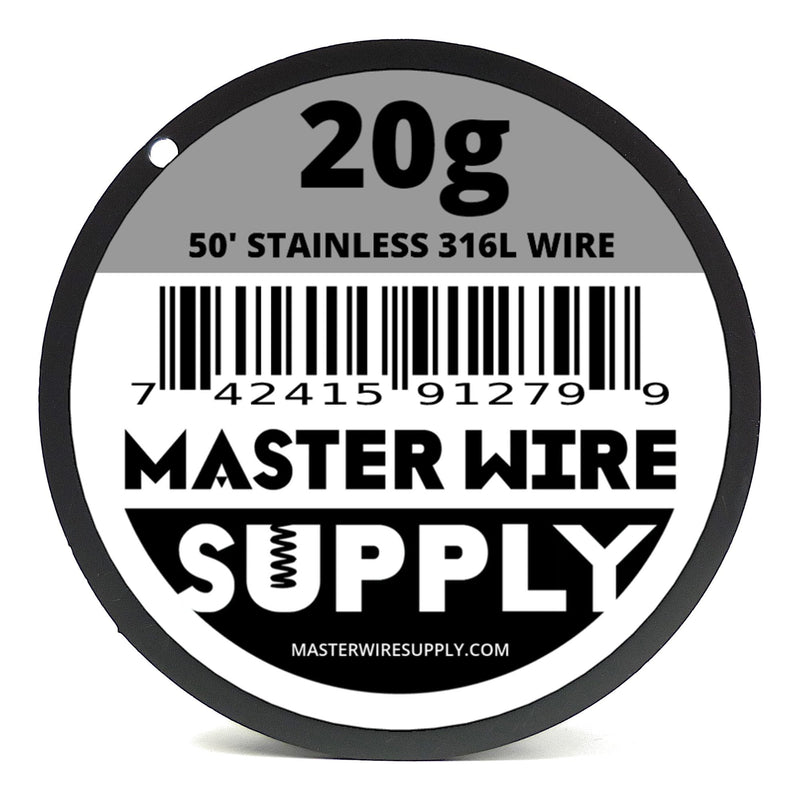 Stainless Steel 316L - 50' - 20 Gauge Wire - NewNest Australia
