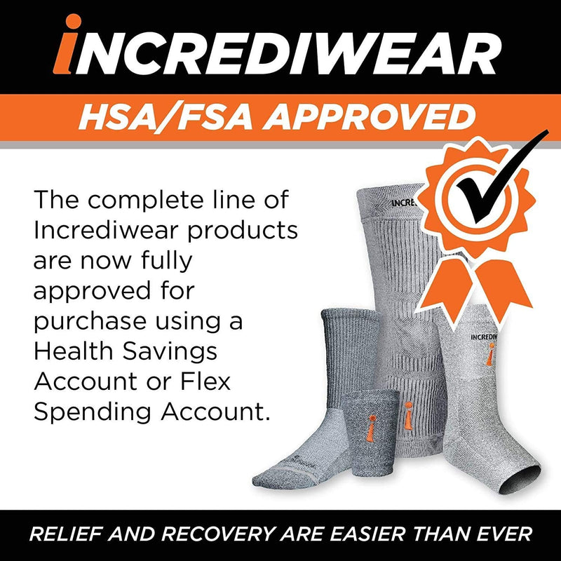 Incrediwear Fingerless Circulation Gloves Arthritis Gloves, Grey Small (1 Pair) - NewNest Australia