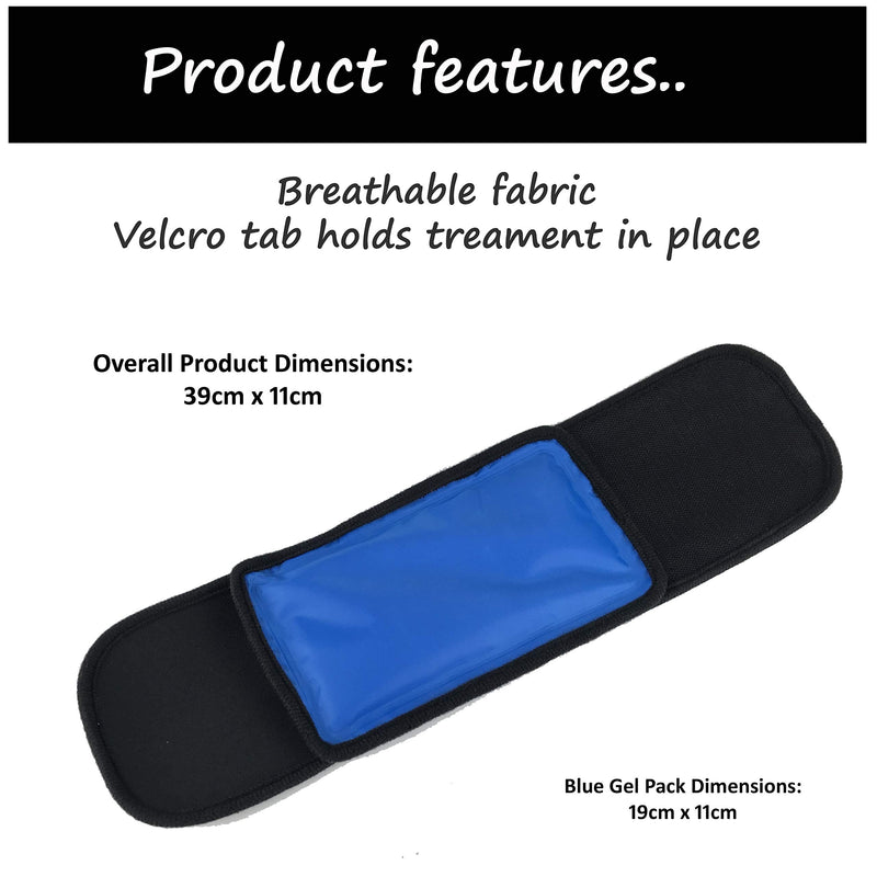 gr8ful® Gel Ice Pack | Sports Injuries, Pain & Swelling | Reusable Hot/Cold Therapy Wrap for Plantar Fasciitis, Sprains & Achilles Tendonitis (Foot, Ankle, Wrist & Elbow treatment) Adults or kids - NewNest Australia