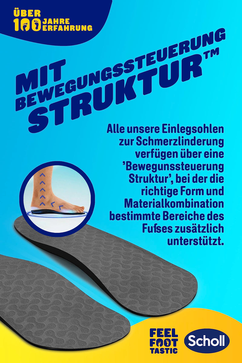 Scholl In-Balance insoles for shoes in size 40-42 - soles for lower back pain - 1 pair of non-adhesive insoles Neutral M - NewNest Australia