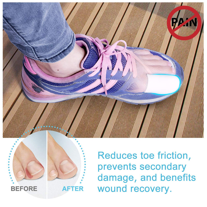 Bukihome 12 Pack Toe Protectors, Silicone Toe Caps to Cushion Toe Blister, Corn, Callus, Great for Running, Walking, Stop Toe Pain. - NewNest Australia