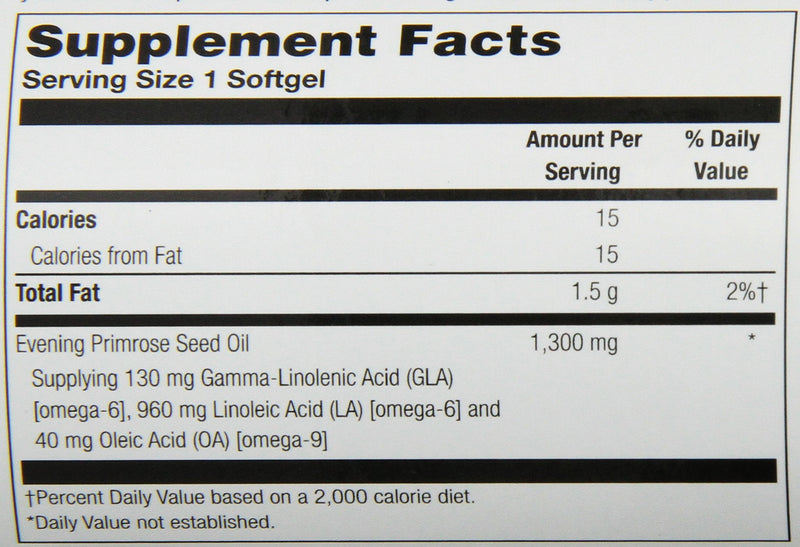 Nature's Life Evening Primrose Oil 1300 mg | PMS and Menopause Balance Support for Women | Skin Health | 60ct 60 Count (Pack of 1) - NewNest Australia