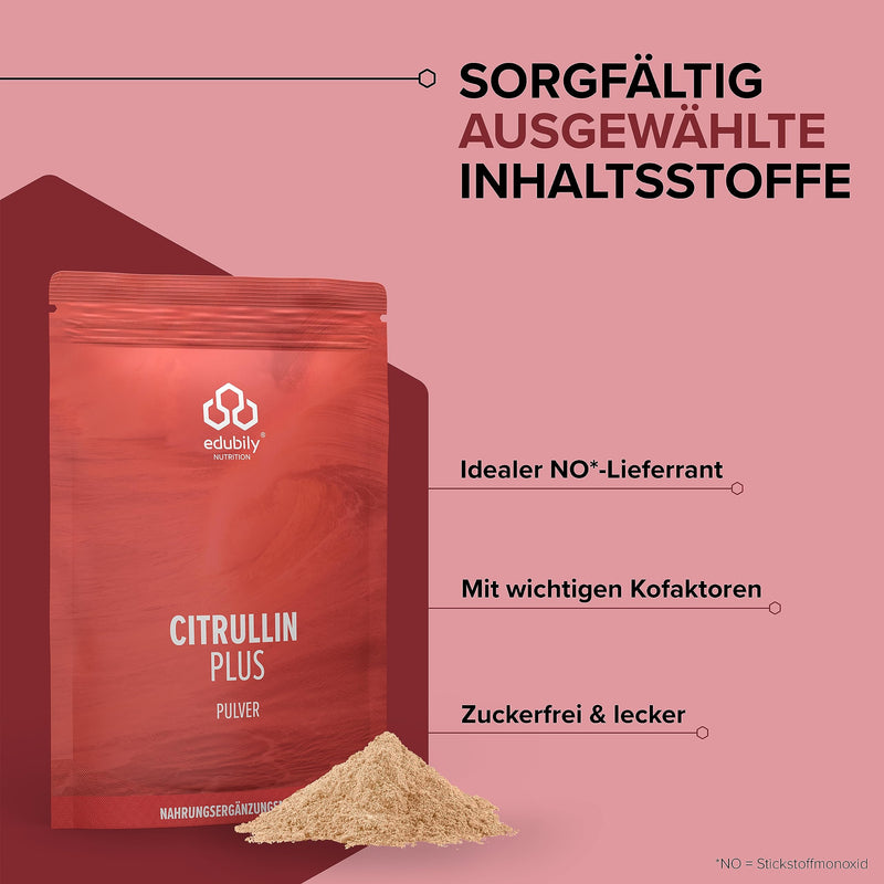 Citrulline Powder, Pre-Workout Pump Supplement, L Citrulline Malate Powder With Taurine, Vitamin B12 Methylcobalamin, Natural Vitamin C From Acerola Extract, Metafolin 5 Mthf, With Stevia, 240G - NewNest Australia